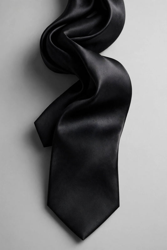 Black necktie