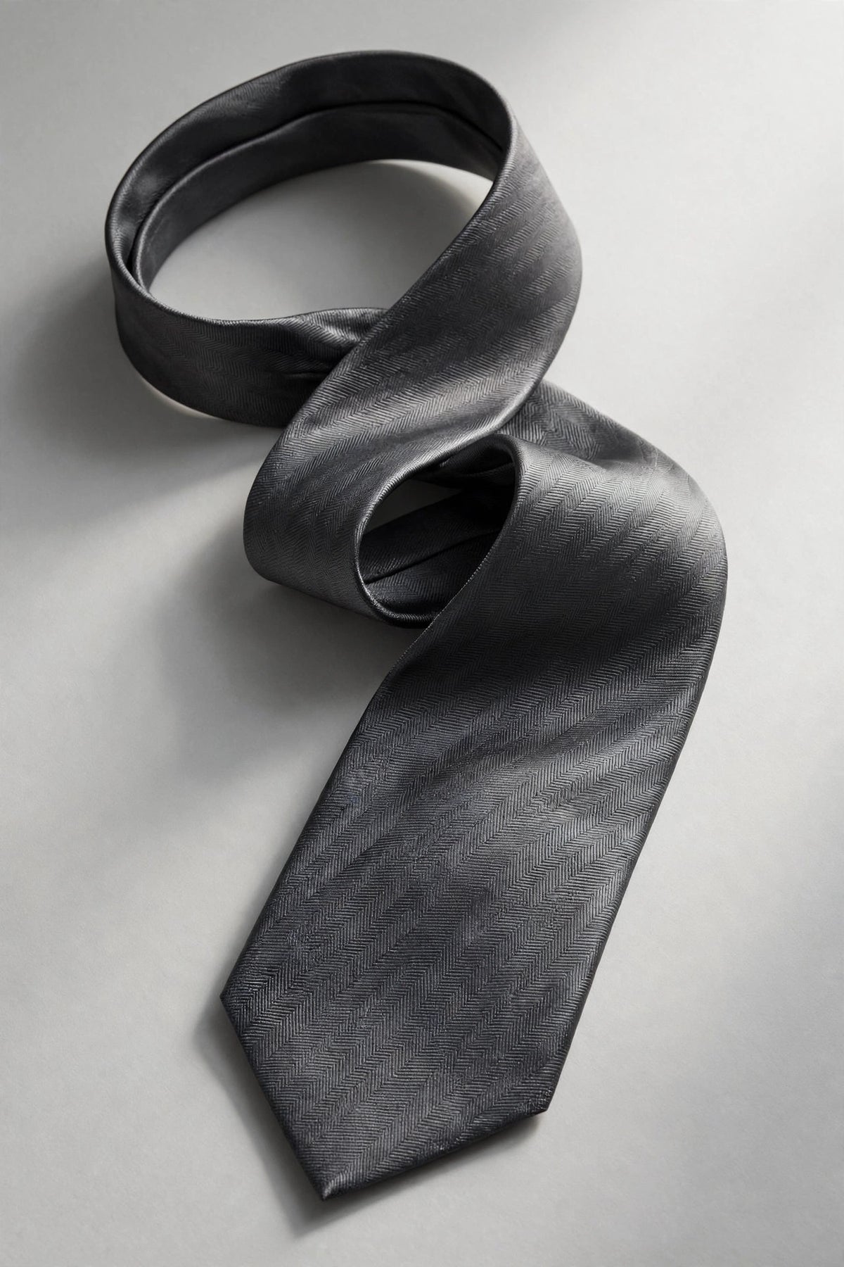 Charcoal Grey necktie